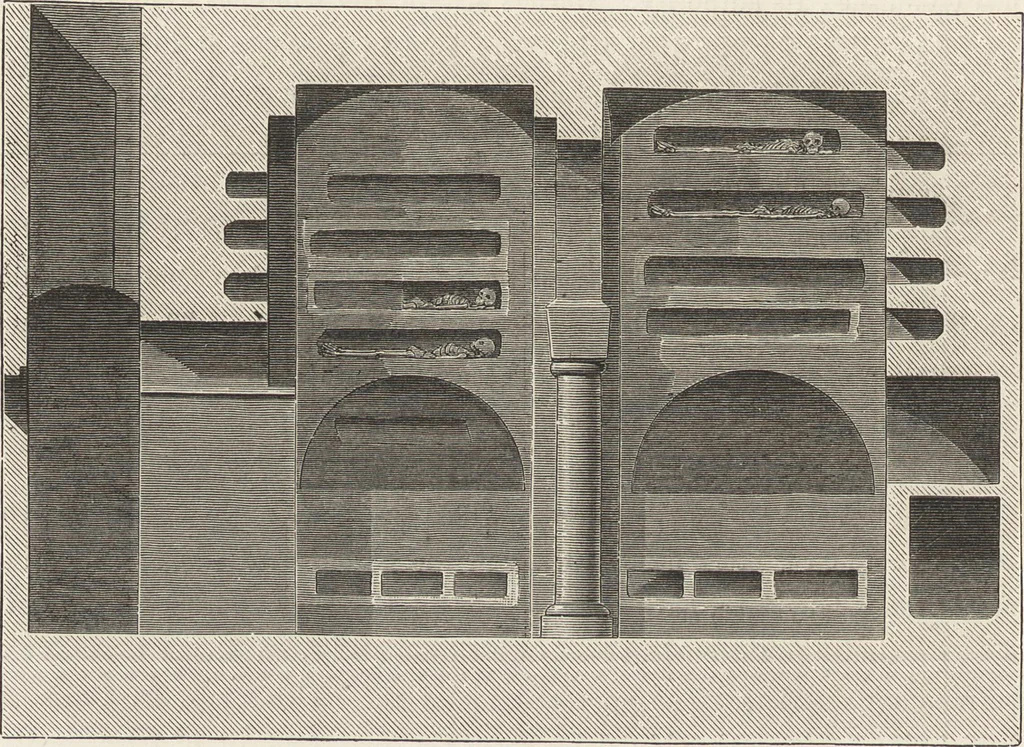 An illustration from Military and religious life in the Middle Ages and at the period of the Renaissance, 1870, leaf 591
