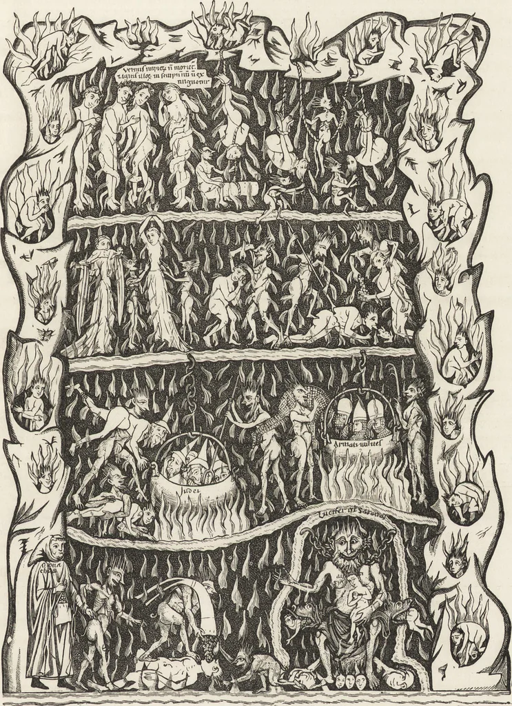 An illustration from Military and religious life in the Middle Ages and at the period of the Renaissance, 1870, leaf 604