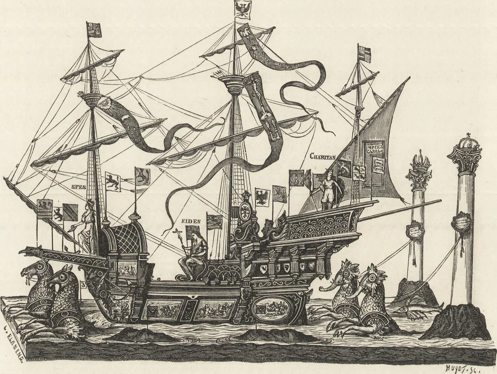 An illustration from Military and religious life in the Middle Ages and at the period of the Renaissance, 1870, leaf 611