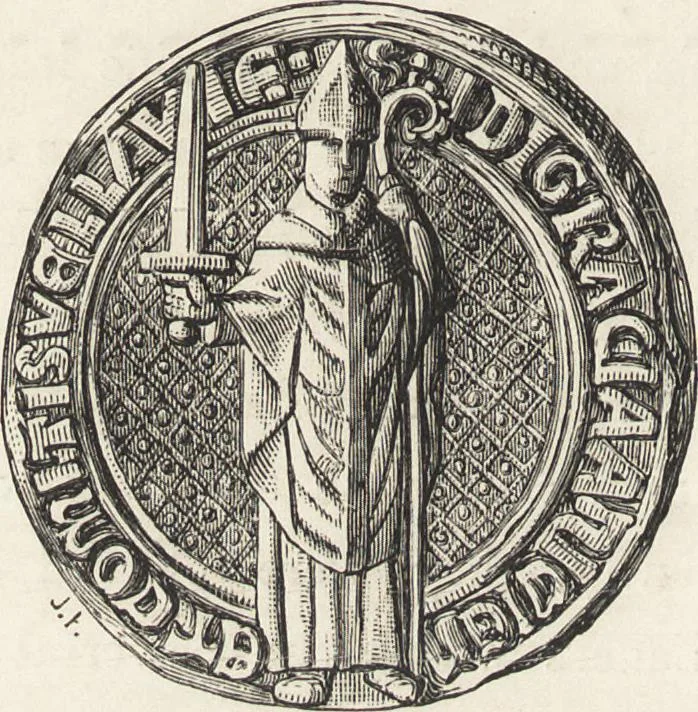 An illustration from Military and religious life in the Middle Ages and at the period of the Renaissance, 1870, leaf 65