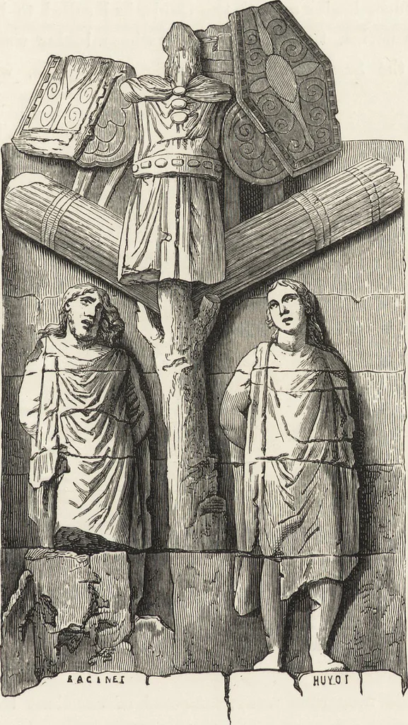 An illustration from Military and religious life in the Middle Ages and at the period of the Renaissance, 1870, leaf 76