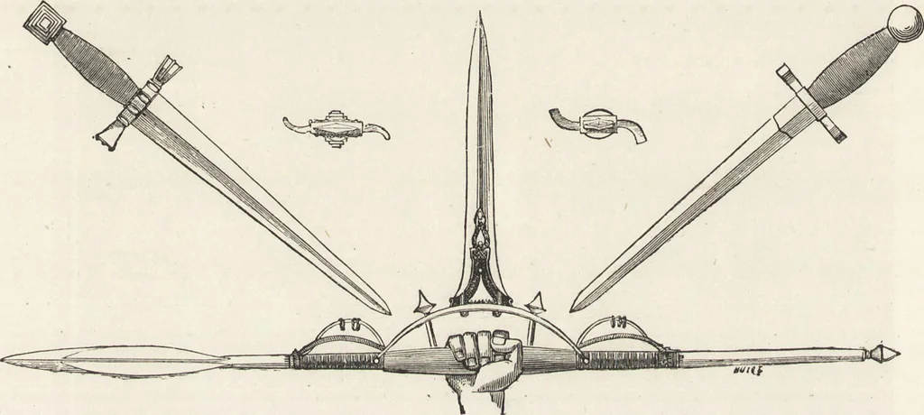 An illustration from Military and religious life in the Middle Ages and at the period of the Renaissance, 1870, leaf 81