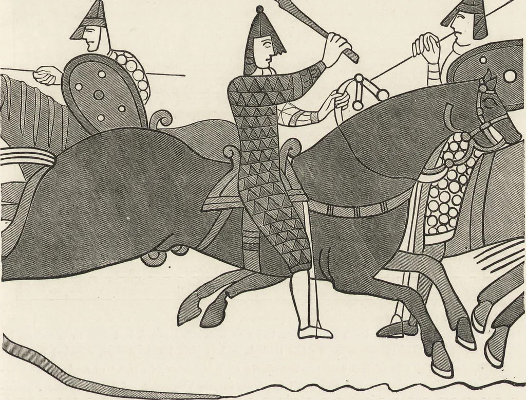 An illustration from Military and religious life in the Middle Ages and at the period of the Renaissance, 1870, leaf 84