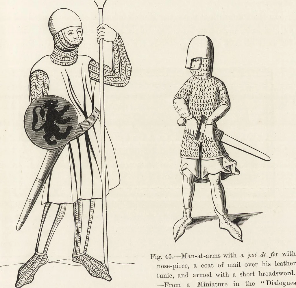 An illustration from Military and religious life in the Middle Ages and at the period of the Renaissance, 1870, leaf 88