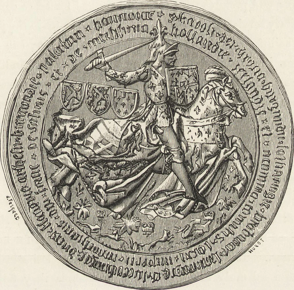 An illustration from Military and religious life in the Middle Ages and at the period of the Renaissance, 1870, leaf 92