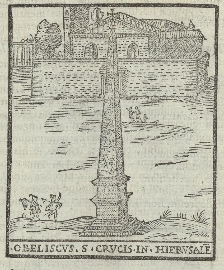 An illustration from Bartholomaei Marliani Vrbis Romae topographia; accvrate', tvm ex vetervm, tum etiam recentiorum fontibus hausta,, 1588, leaf 153