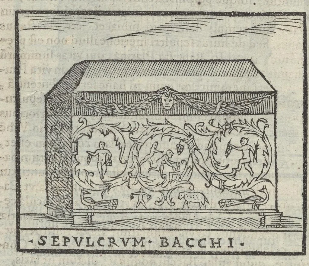 An illustration from Bartholomaei Marliani Vrbis Romae topographia; accvrate', tvm ex vetervm, tum etiam recentiorum fontibus hausta,, 1588, leaf 315
