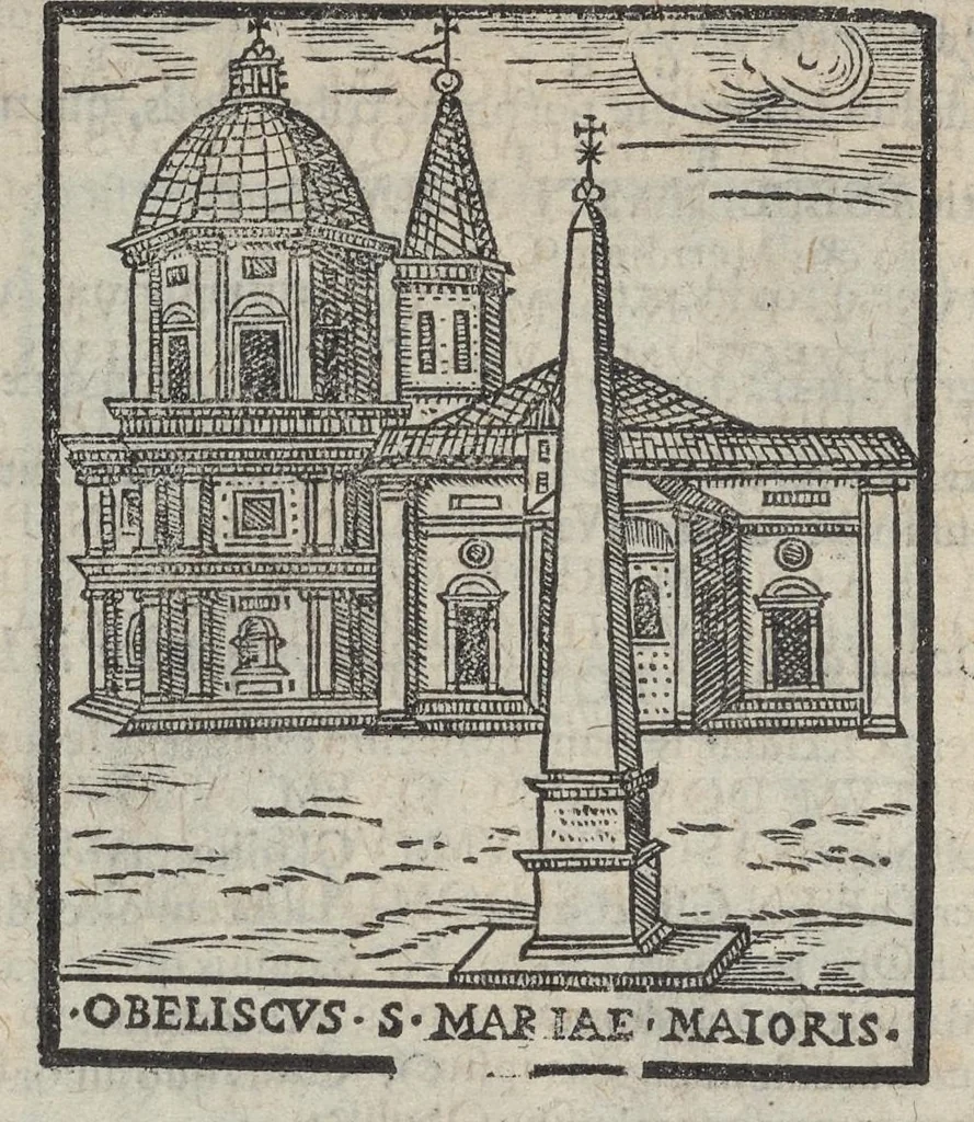 An illustration from Bartholomaei Marliani Vrbis Romae topographia; accvrate', tvm ex vetervm, tum etiam recentiorum fontibus hausta,, 1588, leaf 325