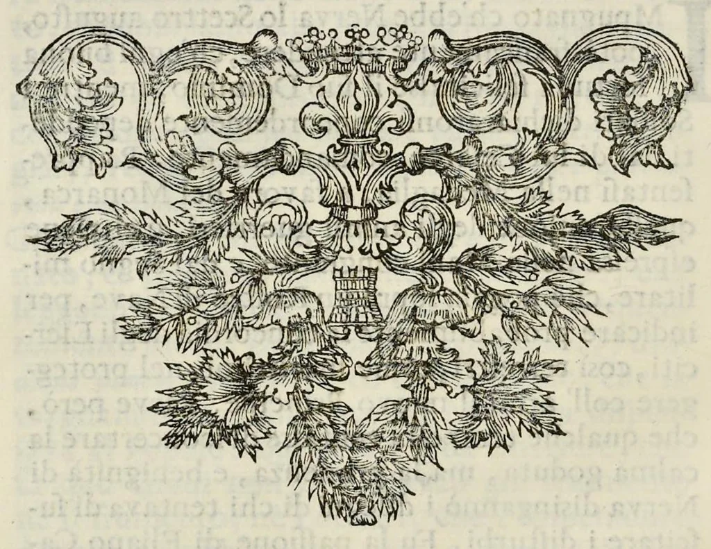 An illustration from I Cesari in oro, raccolti nel Farnese Museo e pubblicati colle loro congrue interpretazioni : tomo primo[-decimo], 1694, leaf 295