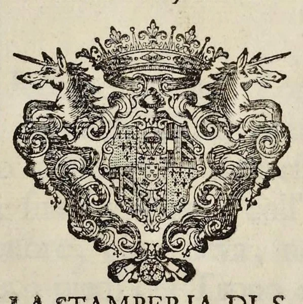 An illustration from I Cesari in oro, raccolti nel Farnese Museo e pubblicati colle loro congrue interpretazioni : tomo primo[-decimo], 1694, leaf 4