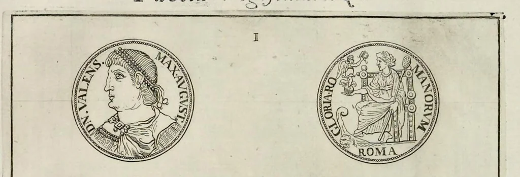 An illustration from I Cesari in oro, raccolti nel Farnese Museo e pubblicati colle loro congrue interpretazioni : tomo primo[-decimo], 1694, leaf 395