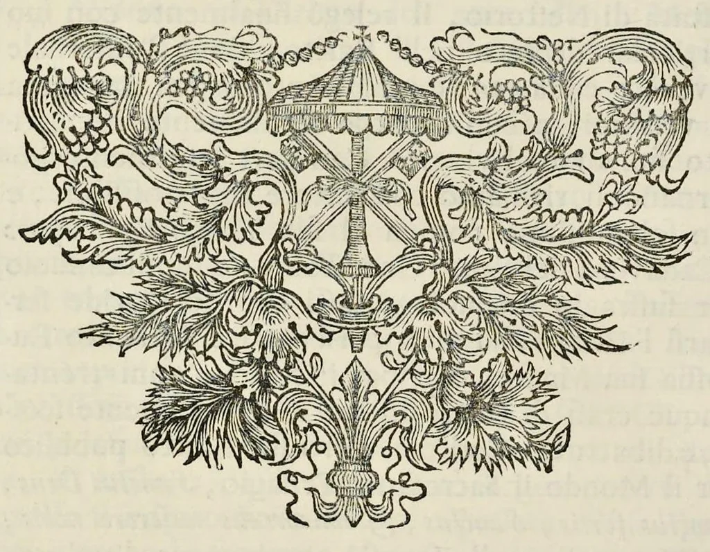 An illustration from I Cesari in oro, raccolti nel Farnese Museo e pubblicati colle loro congrue interpretazioni : tomo primo[-decimo], 1694, leaf 433