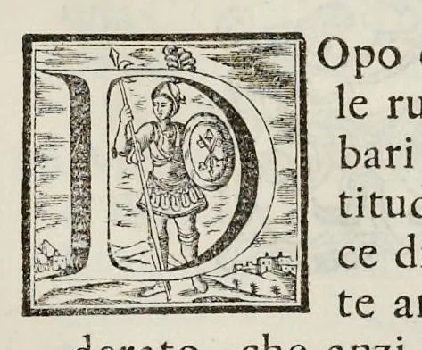 An illustration from I Cesari in oro, raccolti nel Farnese Museo e pubblicati colle loro congrue interpretazioni : tomo primo[-decimo], 1694, leaf 464