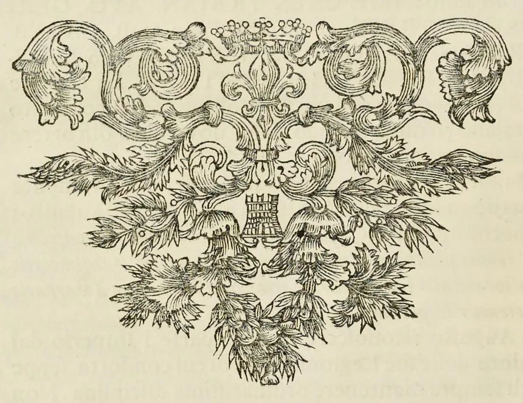 An illustration from I Cesari in oro, raccolti nel Farnese Museo e pubblicati colle loro congrue interpretazioni : tomo primo[-decimo], 1694, leaf 73
