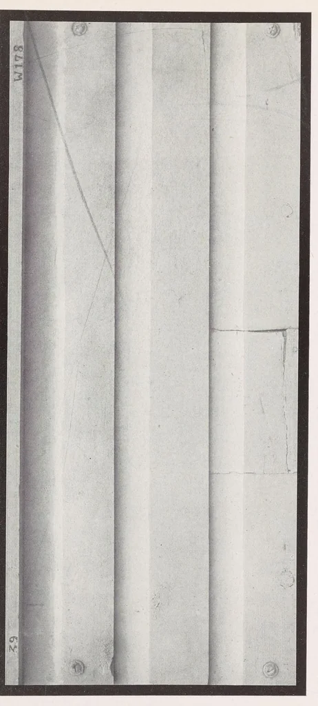 An illustration from Report of the 1912 inspection of the Atlantic City wooden test fence, including the repainting tests and the new tests, 1913, leaf 43
