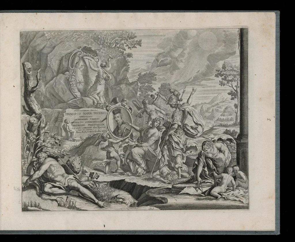 An illustration from Galeriae Farnesianae icones Romae in aedibus sereniss. ducis Parmensis, 1700, leaf 10