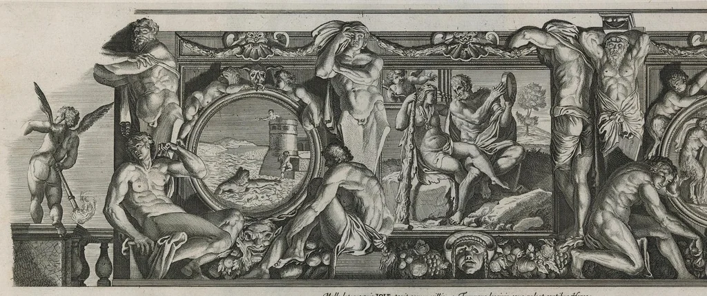 An illustration from Galeriae Farnesianae icones Romae in aedibus sereniss. ducis Parmensis, 1700, leaf 32
