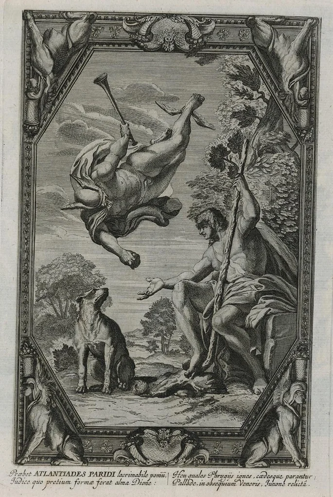 An illustration from Galeriae Farnesianae icones Romae in aedibus sereniss. ducis Parmensis, 1700, leaf 34