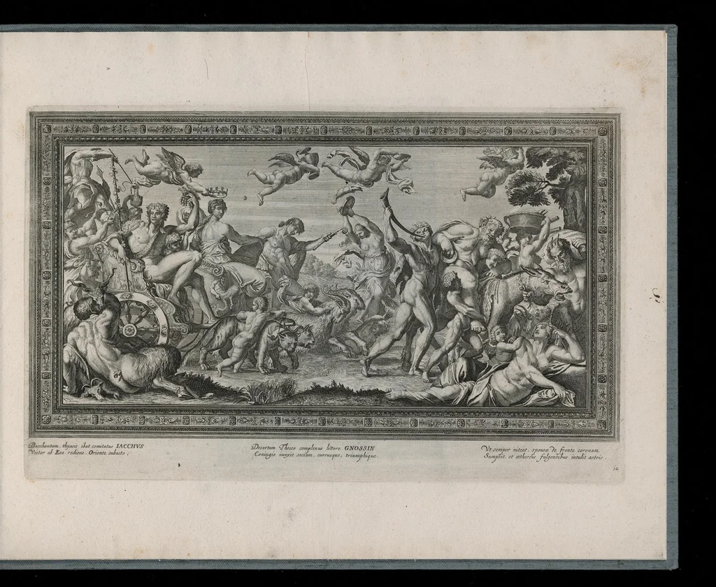 An illustration from Galeriae Farnesianae icones Romae in aedibus sereniss. ducis Parmensis, 1700, leaf 36