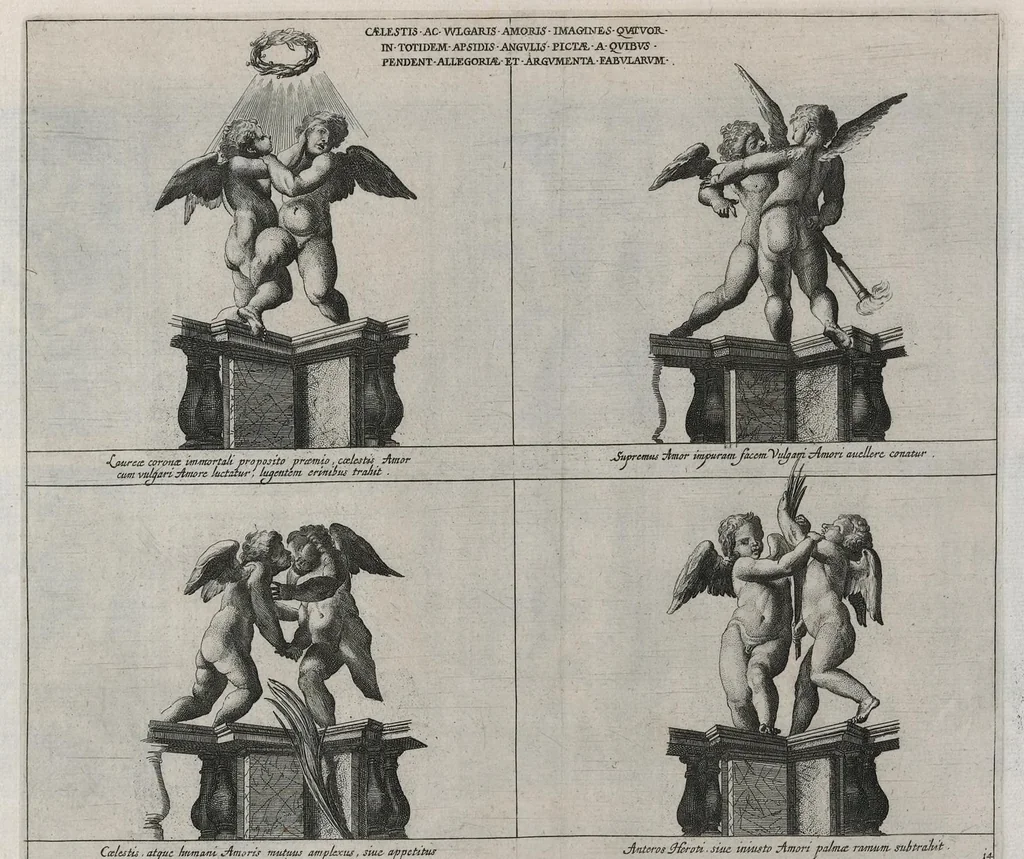 An illustration from Galeriae Farnesianae icones Romae in aedibus sereniss. ducis Parmensis, 1700, leaf 40