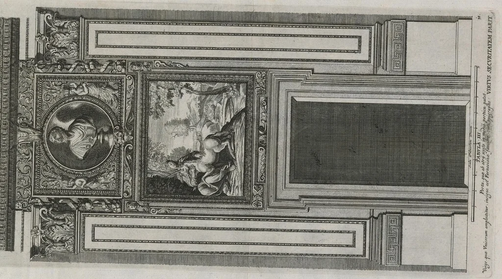 An illustration from Galeriae Farnesianae icones Romae in aedibus sereniss. ducis Parmensis, 1700, leaf 48