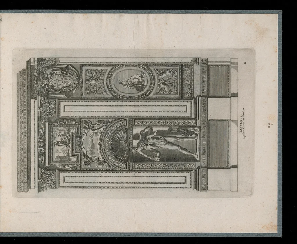 An illustration from Galeriae Farnesianae icones Romae in aedibus sereniss. ducis Parmensis, 1700, leaf 52