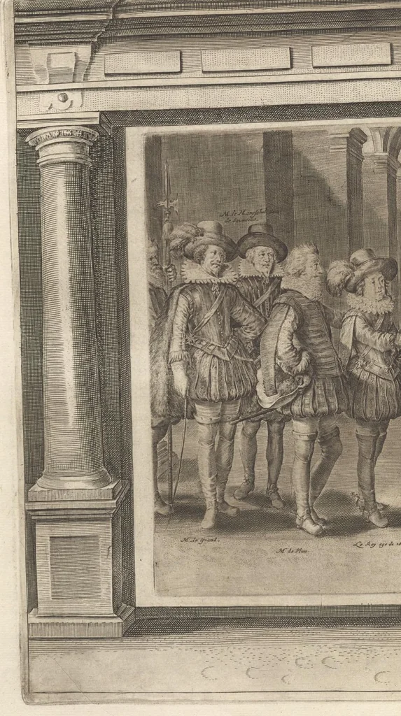 An illustration from L'Instrvction dv roy en l'exercice de monter à cheval, 1629, leaf 113