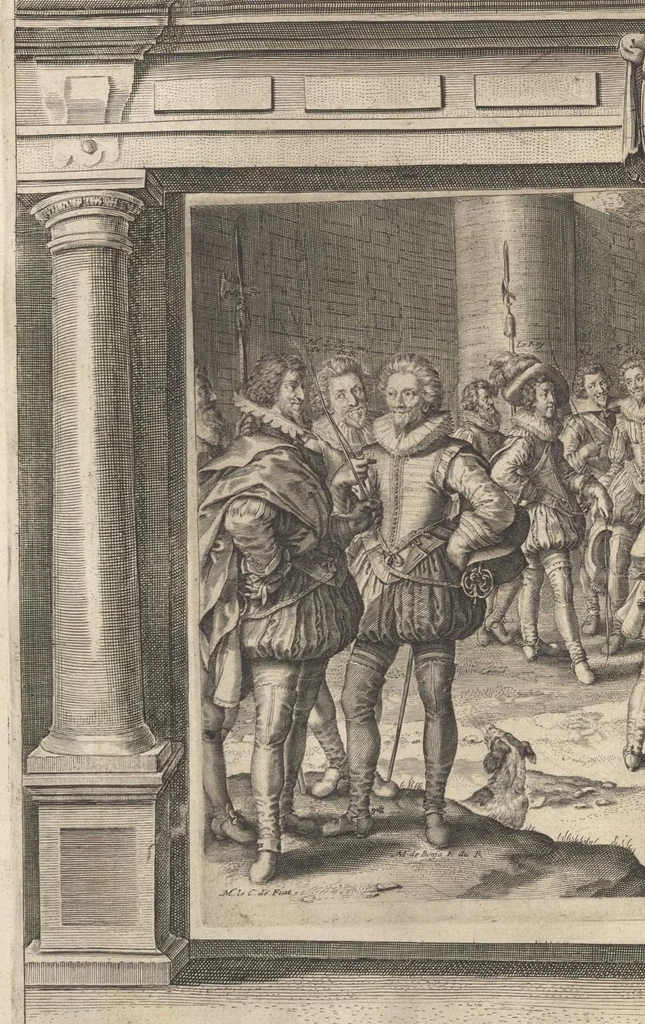 An illustration from L'Instrvction dv roy en l'exercice de monter à cheval, 1629, leaf 117