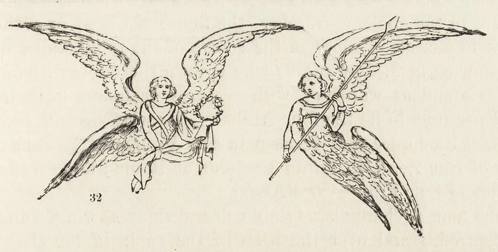 An illustration from Sacred and legendary art, 1891, leaf 130