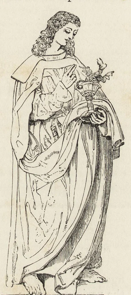 An illustration from Sacred and legendary art, 1891, leaf 192