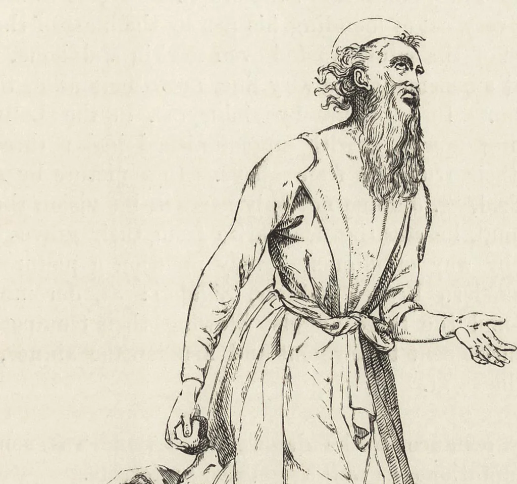 An illustration from Sacred and legendary art, 1891, leaf 334