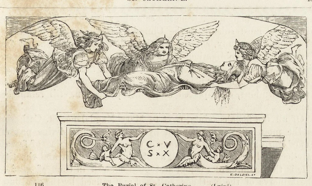 An illustration from Sacred and legendary art, 1891, leaf 100