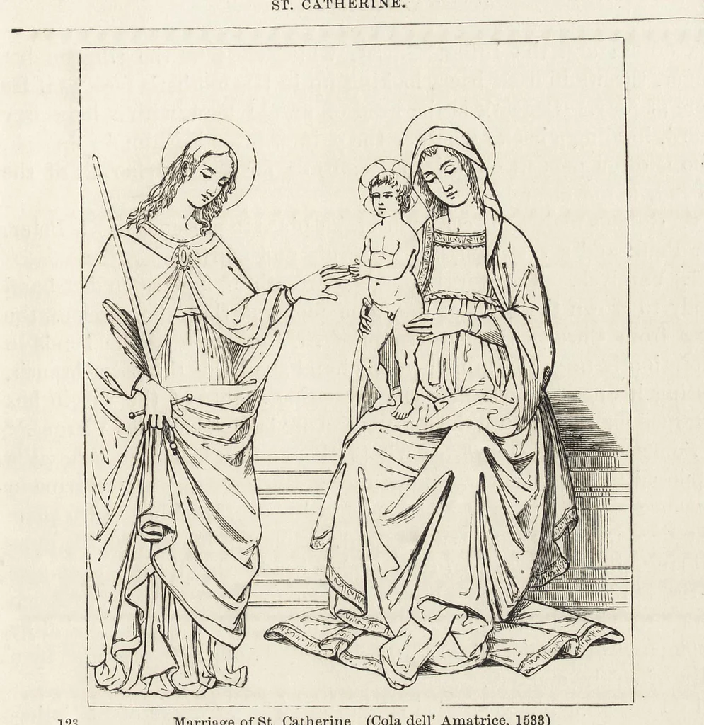 An illustration from Sacred and legendary art, 1891, leaf 118