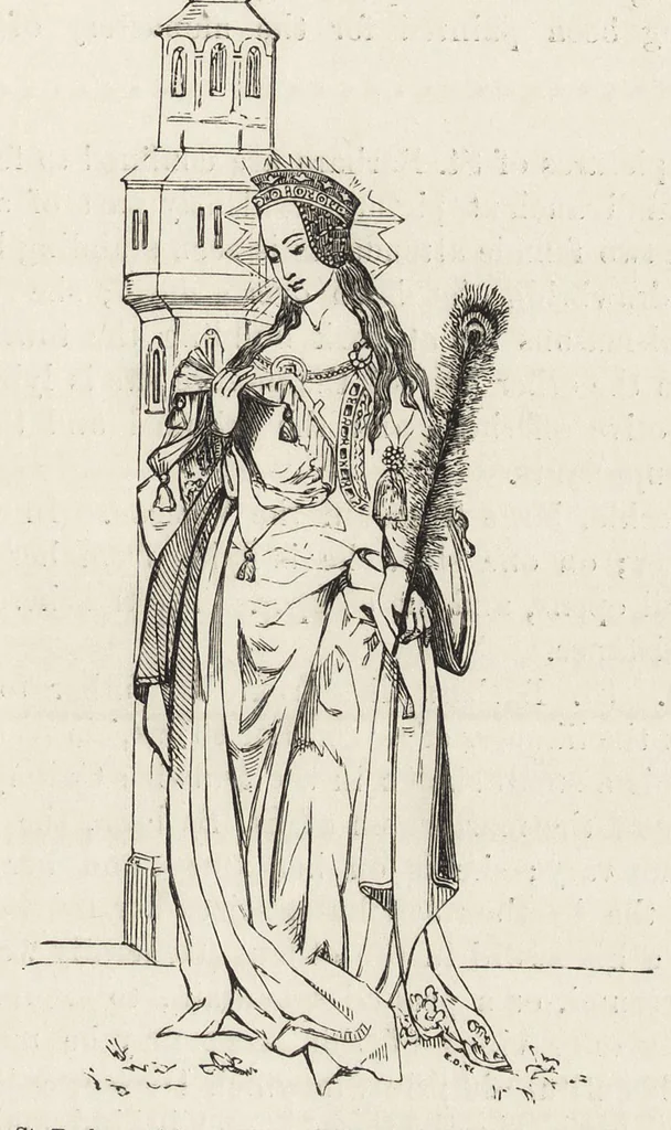 An illustration from Sacred and legendary art, 1891, leaf 132