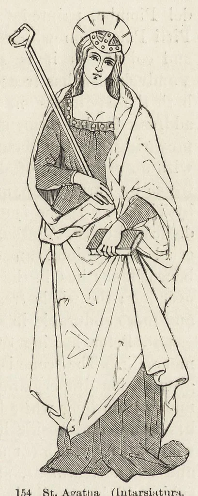 An illustration from Sacred and legendary art, 1891, leaf 248