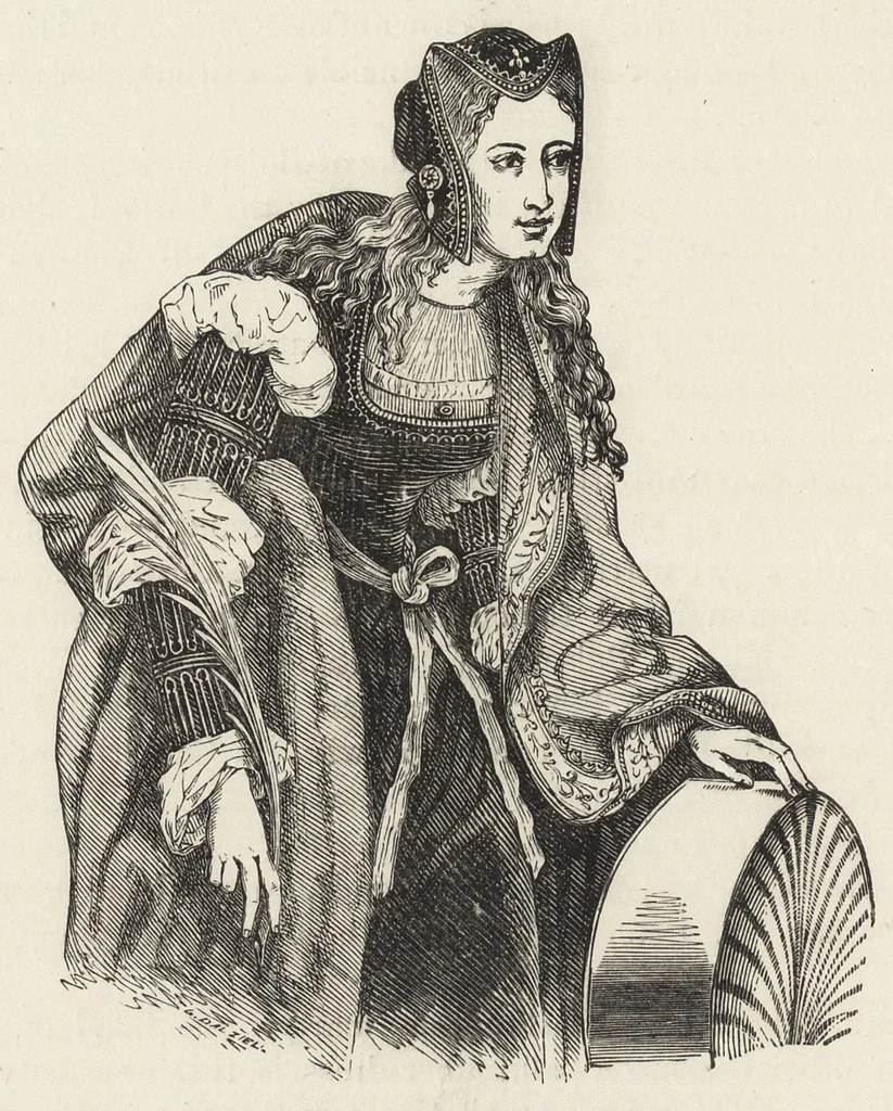 An illustration from Sacred and legendary art, 1891, leaf 307