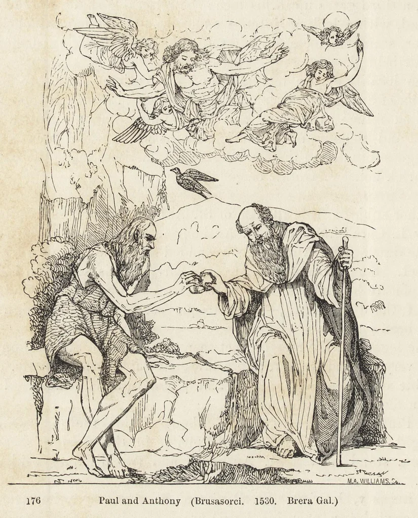 An illustration from Sacred and legendary art, 1891, leaf 397
