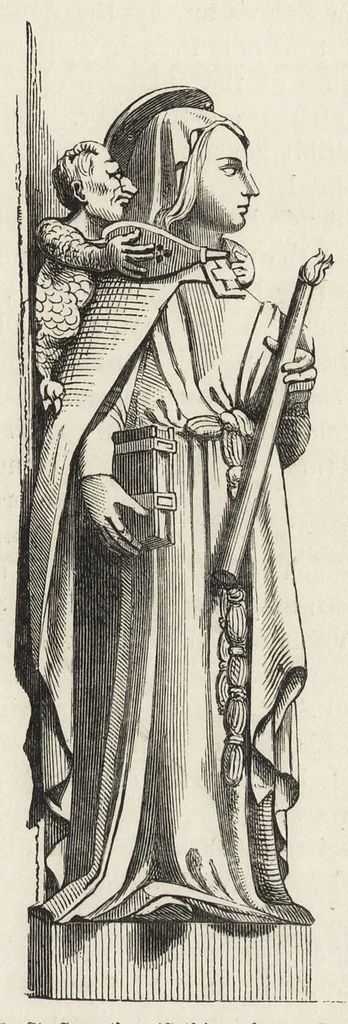 An illustration from Sacred and legendary art, 1891, leaf 422