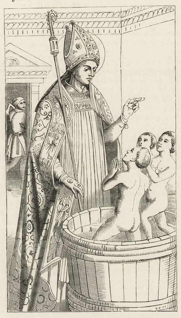 An illustration from Sacred and legendary art, 1891, leaf 90