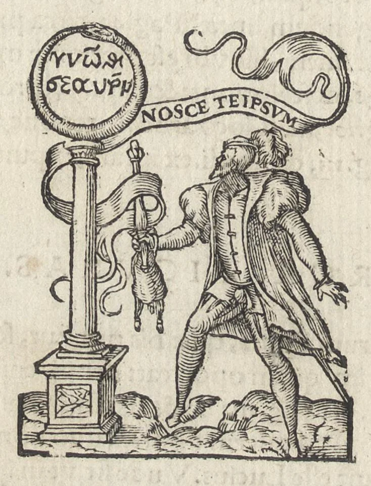 An illustration from Io. Bvteonis delphinatici Opera geometrica, qvorvm titvli seqvvntur. De arca Noe, cuius formae, capacitatisq[ue] fuerit. De sublicio ponte Caesaris. Confutatio quadraturae circuli ab Orontio Finaeo factae. Ad locum Quintiliani geometricum explanatio. Ad problema cubi duplicandi. De fluentis aquae mensura. Emendatio figurationis organi a Columella descripti. De libra et statera. De precio margaritarum. In ivre civili: De fluuiaticis insulis secundum ius civile diuidendis, vbi confutatur Tyberias Bartoli. De diuisione fructus arboris in confinio natae. Geometriae cognitionem iureconsulto necessariam. Ad legem Papiniani, diuortio. Ad legem Iuliani, si ita scriptum. Ad legem Aphricani, qui quadringenta, 1554, leaf 165