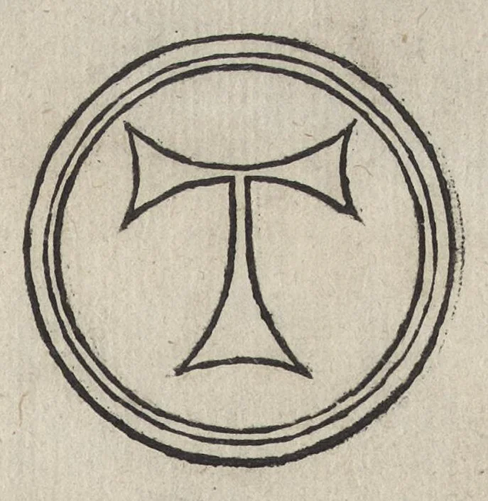 An illustration from Io. Bvteonis delphinatici Opera geometrica, qvorvm titvli seqvvntur. De arca Noe, cuius formae, capacitatisq[ue] fuerit. De sublicio ponte Caesaris. Confutatio quadraturae circuli ab Orontio Finaeo factae. Ad locum Quintiliani geometricum explanatio. Ad problema cubi duplicandi. De fluentis aquae mensura. Emendatio figurationis organi a Columella descripti. De libra et statera. De precio margaritarum. In ivre civili: De fluuiaticis insulis secundum ius civile diuidendis, vbi confutatur Tyberias Bartoli. De diuisione fructus arboris in confinio natae. Geometriae cognitionem iureconsulto necessariam. Ad legem Papiniani, diuortio. Ad legem Iuliani, si ita scriptum. Ad legem Aphricani, qui quadringenta, 1554, leaf 6