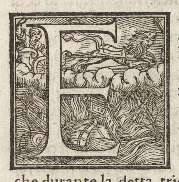An illustration from Della historia vinitiana, 1552, leaf 121