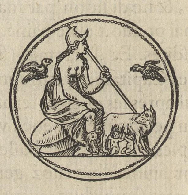 An illustration from Les illvstres observations antiqves, 1558, leaf 107