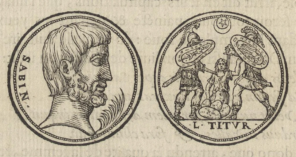 An illustration from Les illvstres observations antiqves, 1558, leaf 147