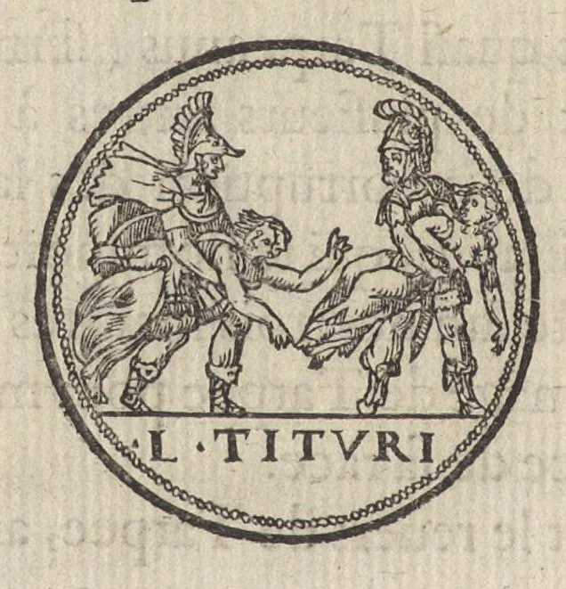 An illustration from Les illvstres observations antiqves, 1558, leaf 147