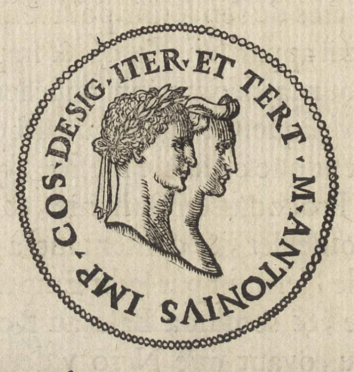 An illustration from Les illvstres observations antiqves, 1558, leaf 149