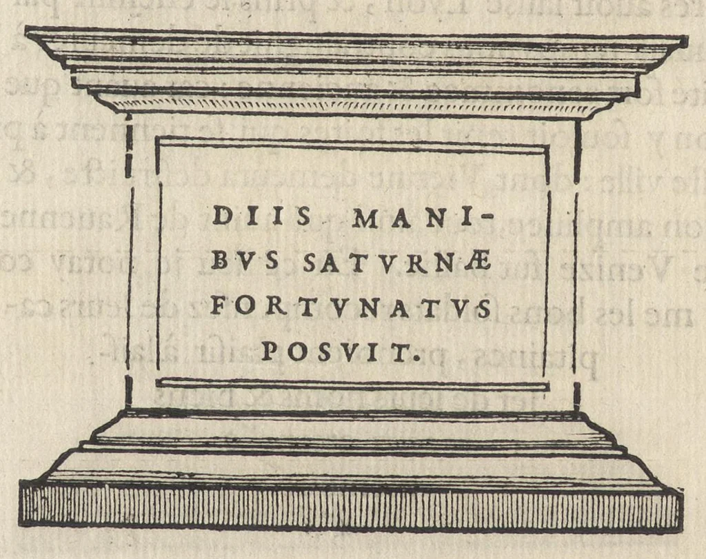An illustration from Les illvstres observations antiqves, 1558, leaf 31