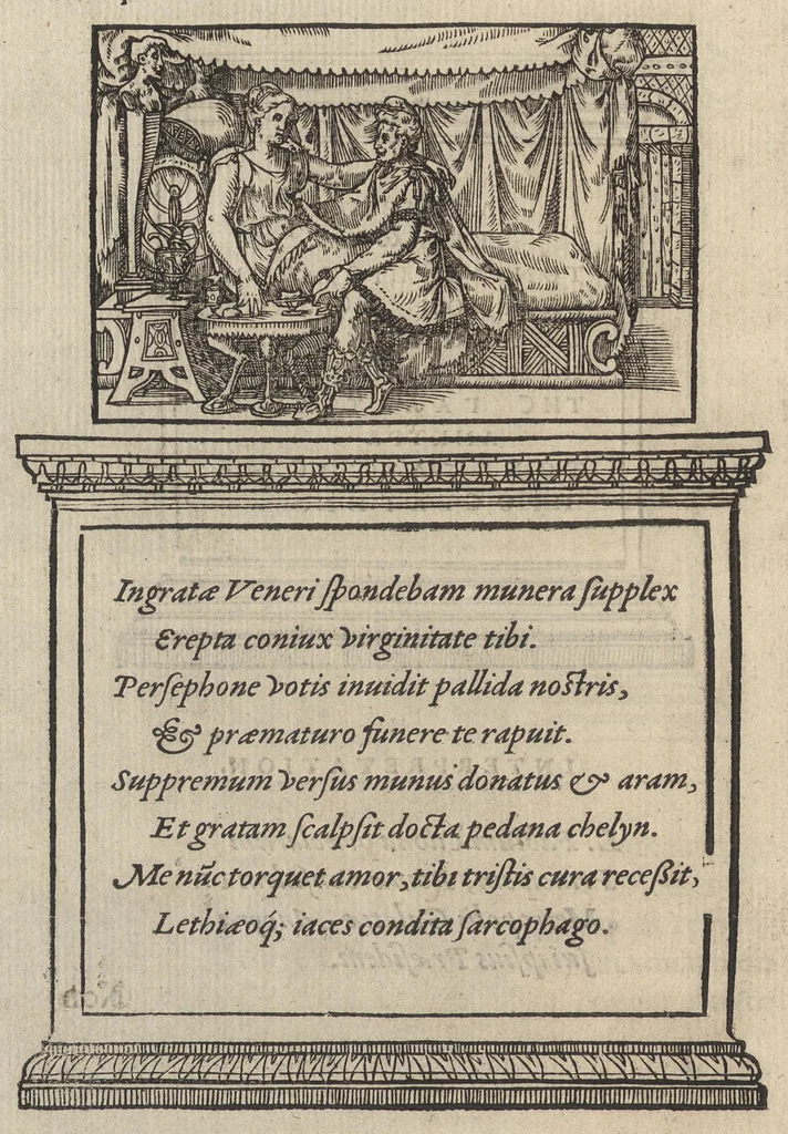 An illustration from Les illvstres observations antiqves, 1558, leaf 63