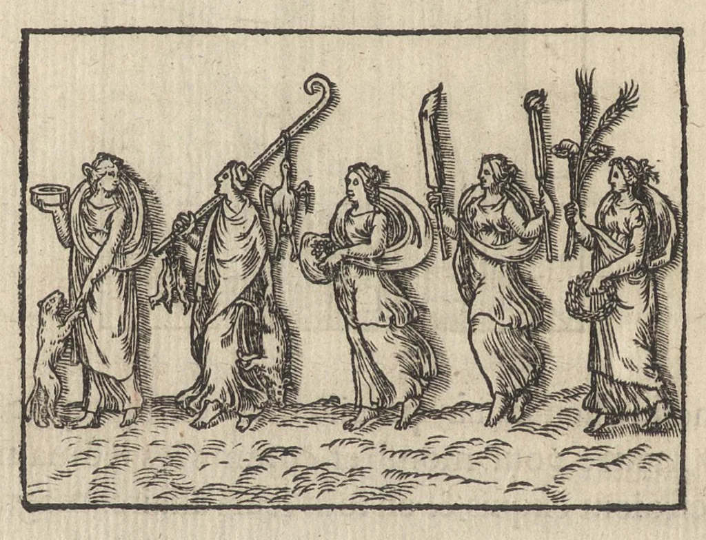 An illustration from Les illvstres observations antiqves, 1558, leaf 65