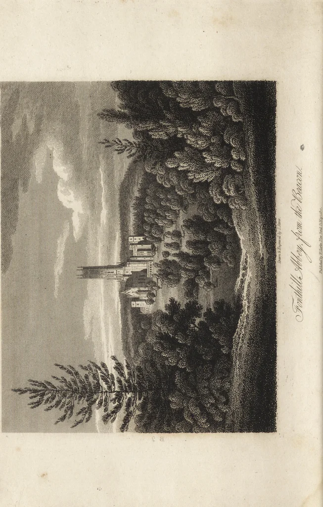 An illustration from A description of Fonthill Abbey, Wiltshire : illustrated by views, drawn and engraved, 1812, leaf 15